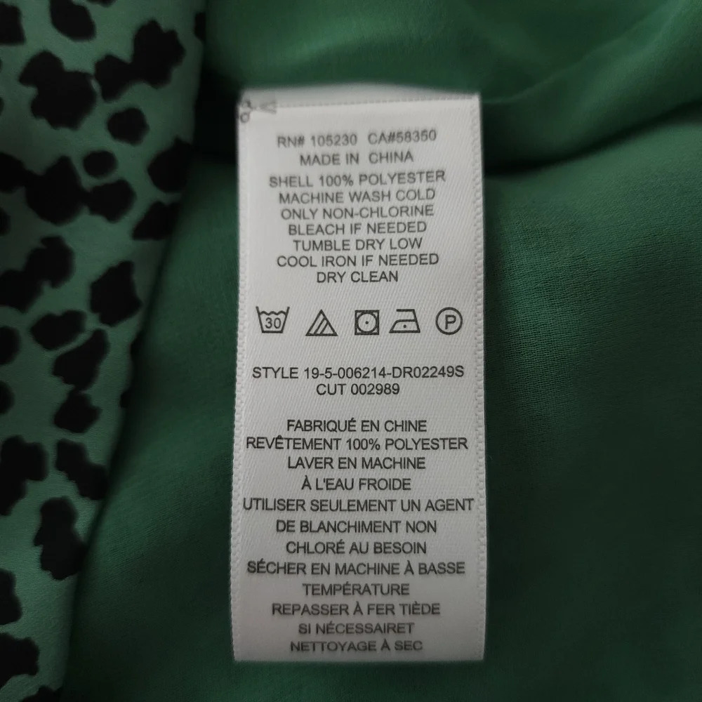 Equipment Rommily Animal Print Satin Dress - Picture 6 of 8